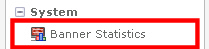 Backend Banner Statistics